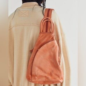 NWT Free People Soho Convertible Sling Bag in Sunlit Brick